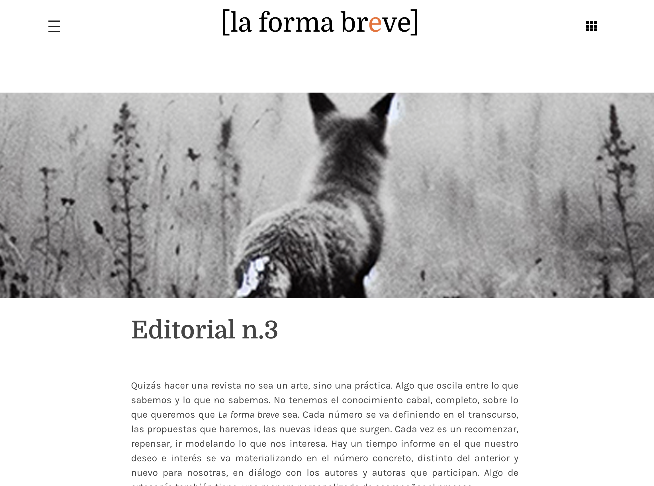 La Forma Breve - Revista Digital